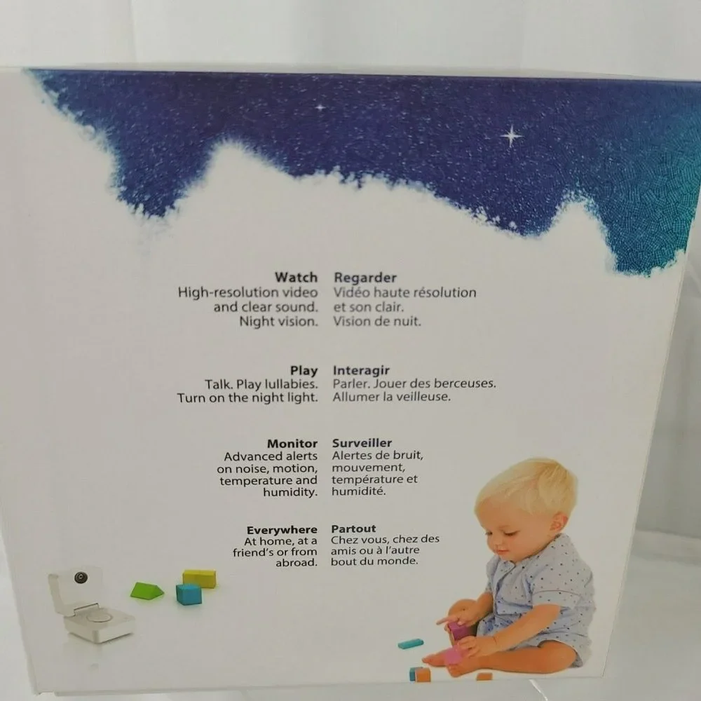 Withings Smart Baby Monitor Wifi Bluetooth Ethernet For Ipod Iphone Ipad WBP01